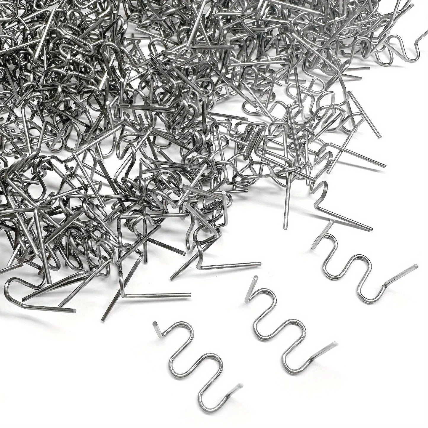100-300pcs 0.8mm Hot Stapler Staples for Plastic Bumper Repair - Pre-Cut Stainless Steel Wave Nails for Car Welding Tool Peaceful Pleasures Health and Wellness 200pcs