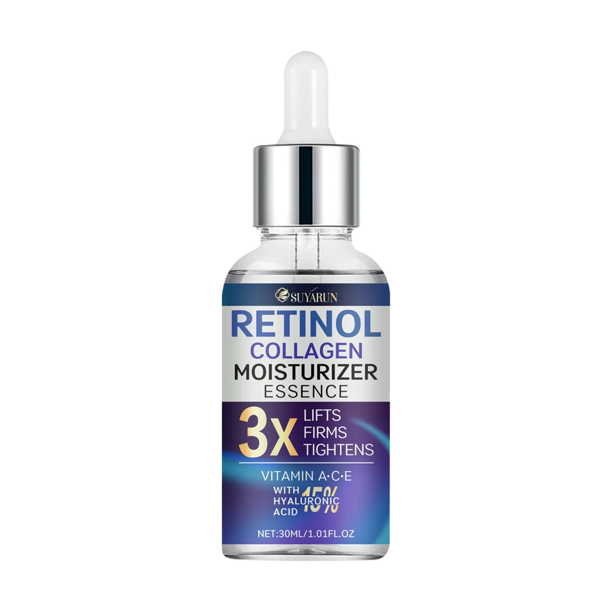 SUYARUN Retinol Collagen Anti-Aging Serum - Firming, Anti-Wrinkle, Hydrating, Elasticity Boost, 30ml for Women & Men. Peaceful Pleasures Health and Wellness 30ml