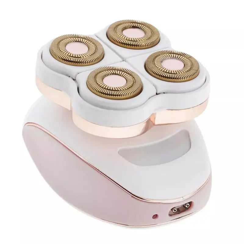 Waterproof facial hair trimmer and facial cleansing machine - USB rotating charging mini portable hair removal device Peaceful Pleasures Health and Wellness
