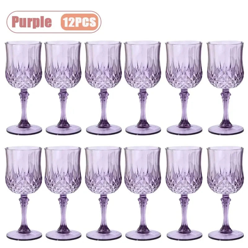 Shatterproof Plastic Champagne Flutes 12–36 Pcs | Reusable