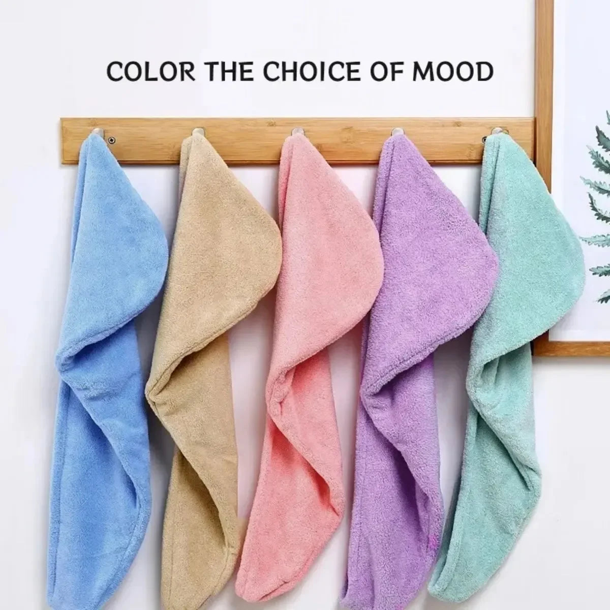 Microfiber Hair Drying Cap – Super Absorbent Quick-Dry Towel Hat