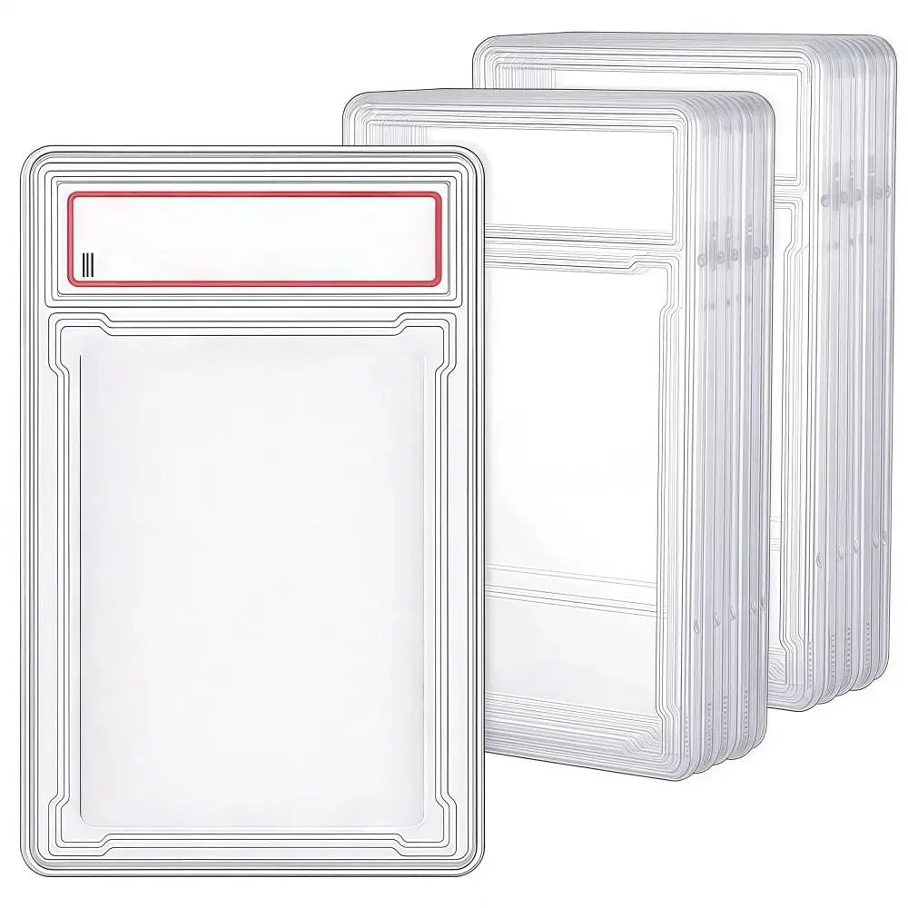 35PT Trading Card Case – UV Protection, Clear & Stackable