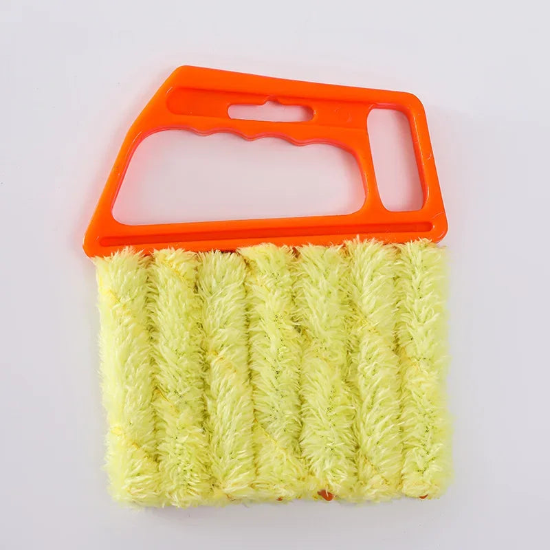 Blinds Window Cleaning Brush, Detachable Washable Blinds Dust Removal Brush, Blinds Duster, Household Dust Brush For Window Blin Peaceful Pleasures Health and Wellness Orange