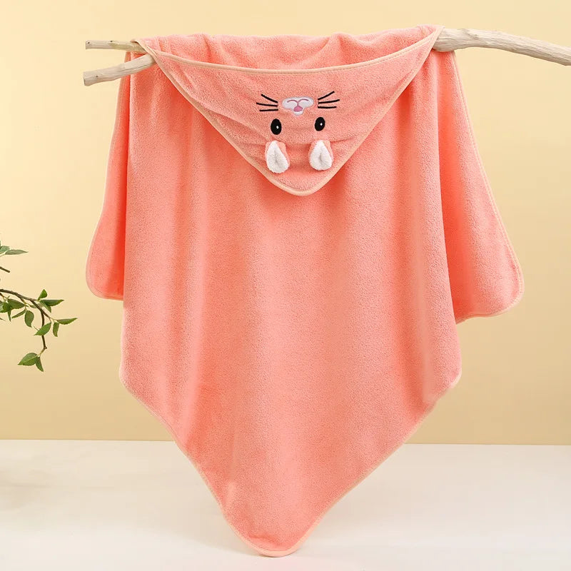 Soft Baby Bath Towel Swaddle Wrap – Newborn Blanket Girls Boys