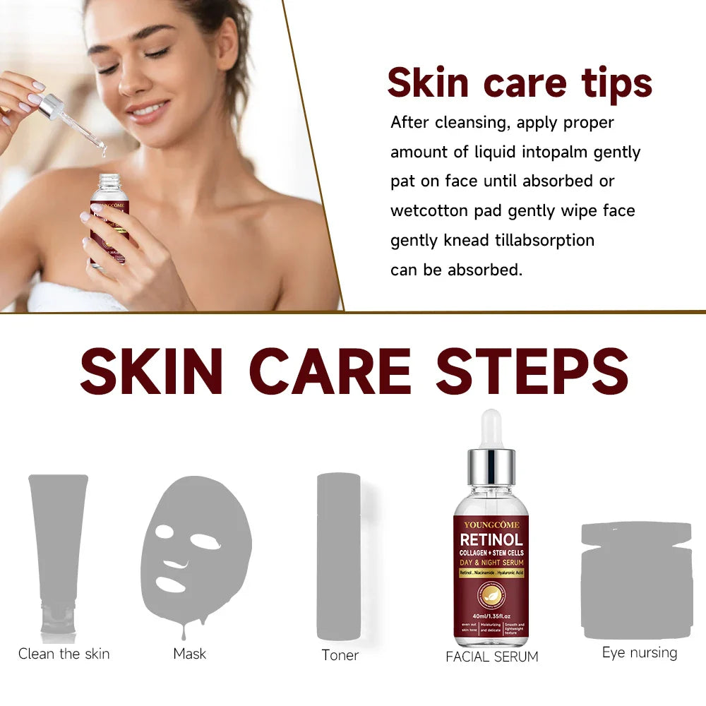 YOUNGCOME Retinol Collagen Serum – Firm, Hydrate & Smooth Skin