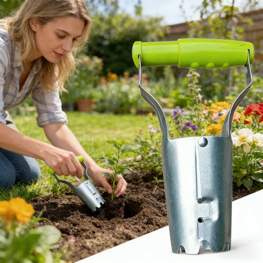 Stainless Steel Bulb Planter & Seedling Transplanter Tool