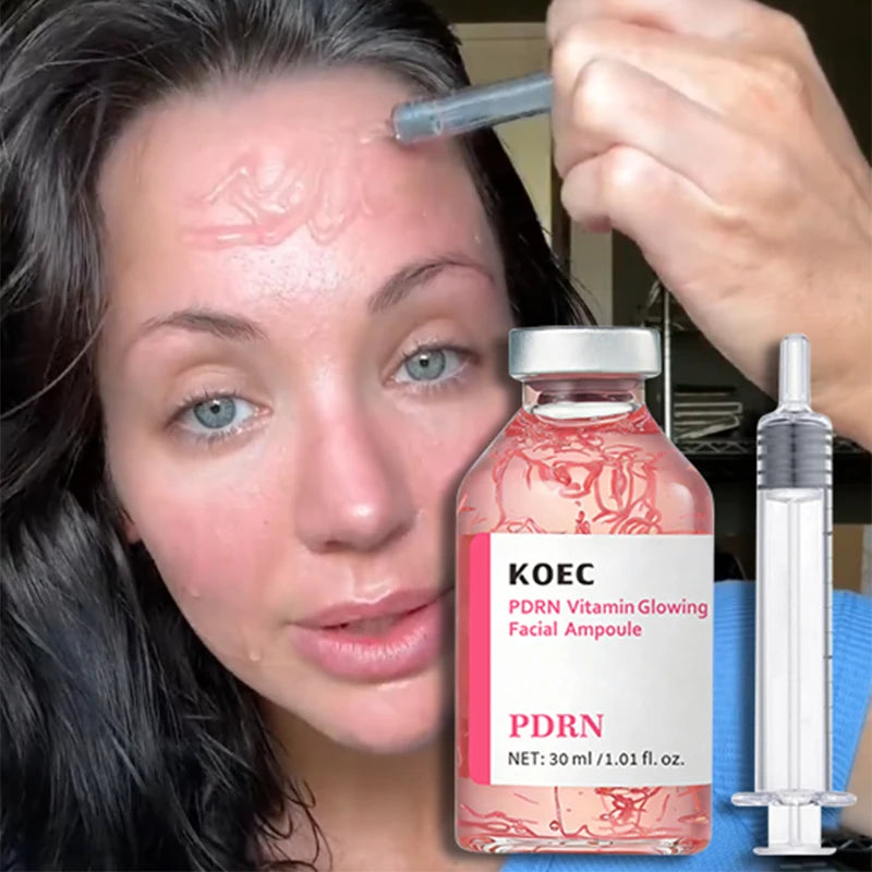 Koec Salmon Dna Silk Facial Ampoule Face Serum 30ml Deeply Hydrating Collagen Nourishing Skin Care Ampoule For Daily Facial Care Peaceful Pleasures Health and Wellness