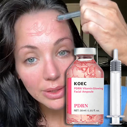Koec Salmon Dna Silk Facial Ampoule Face Serum 30ml Deeply Hydrating Collagen Nourishing Skin Care Ampoule For Daily Facial Care Peaceful Pleasures Health and Wellness