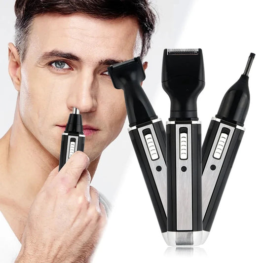 Professional High Quality Advanced Shaving System 4 in 1 Rechargeable Shaver Hair Clipper Nose Trimmer Eyebrow Trimmer Peaceful Pleasures Health and Wellness