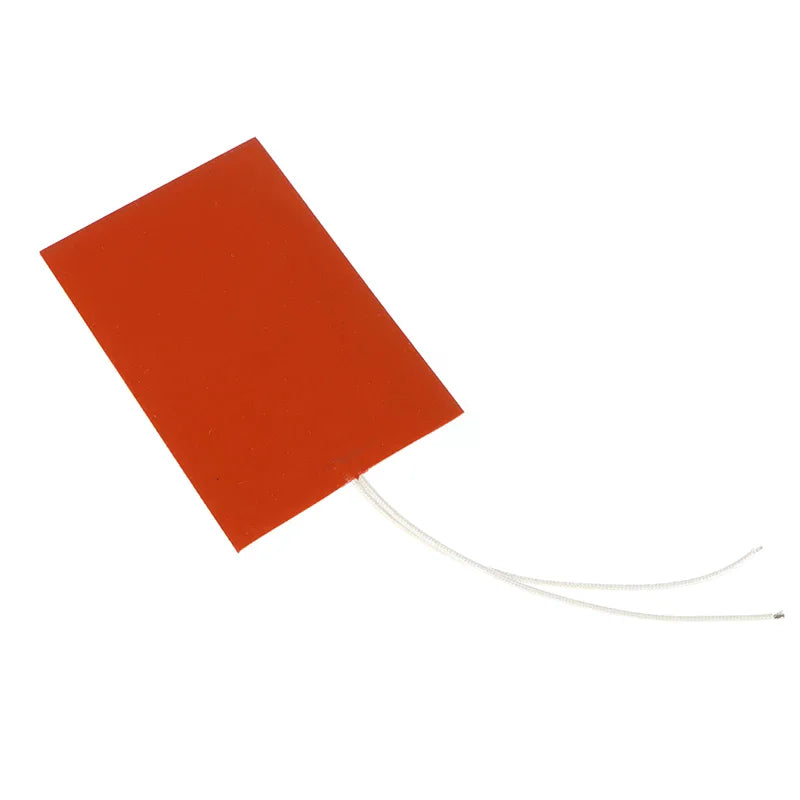 12V 60W Silicone Heating Pad | Flexible Rubber Heat Mat for 3D Printer