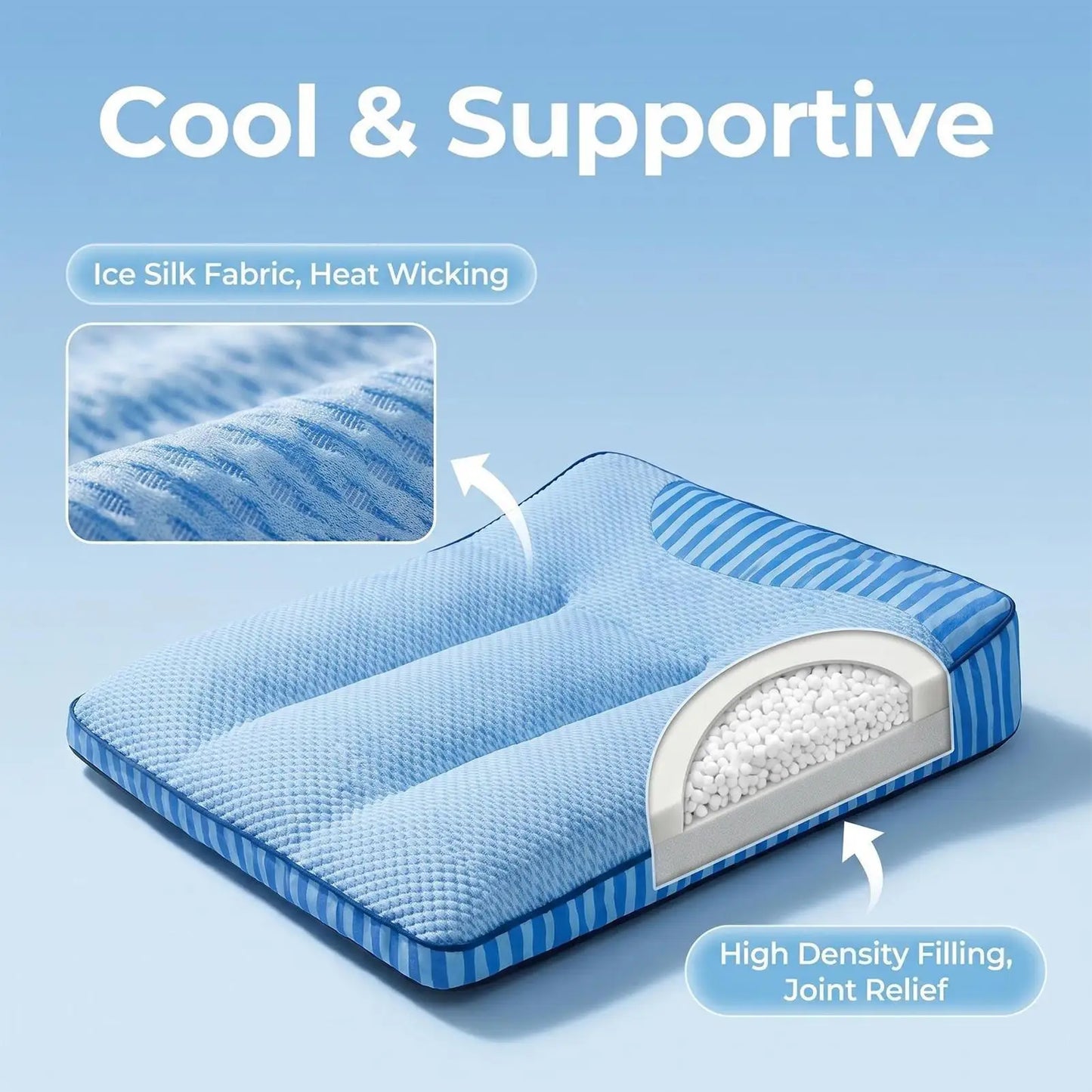 Cooling Dog Bed | Washable Breathable Summer Pet Mat