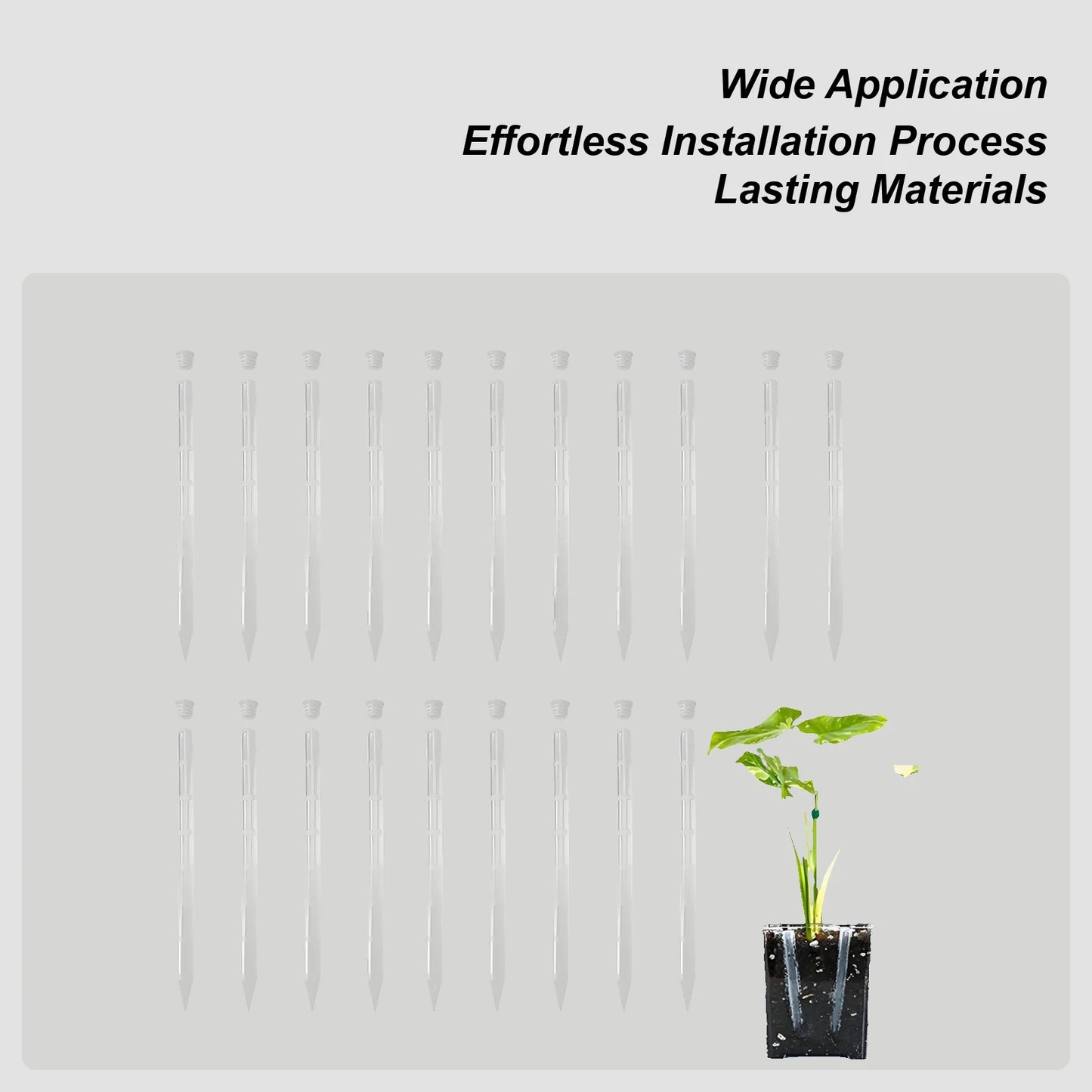 20-Piece Plant Soil Aerator Sticks | Prevent Overwatering 9.8"