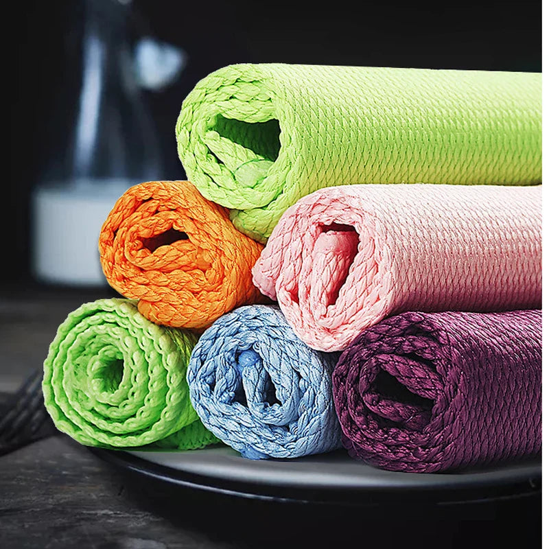 Microfiber Cleaning Cloths – Kitchen, Glass & Car (1/5/10 Pack)
