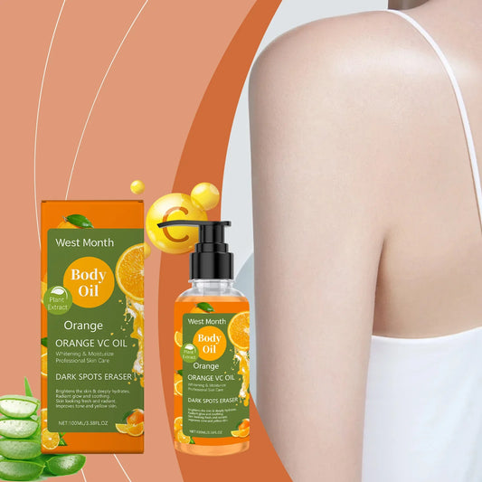 Vitamin C Brightening Body Oil – Hydration & Even Skin Tone Brightening Body Oil Oasis Select