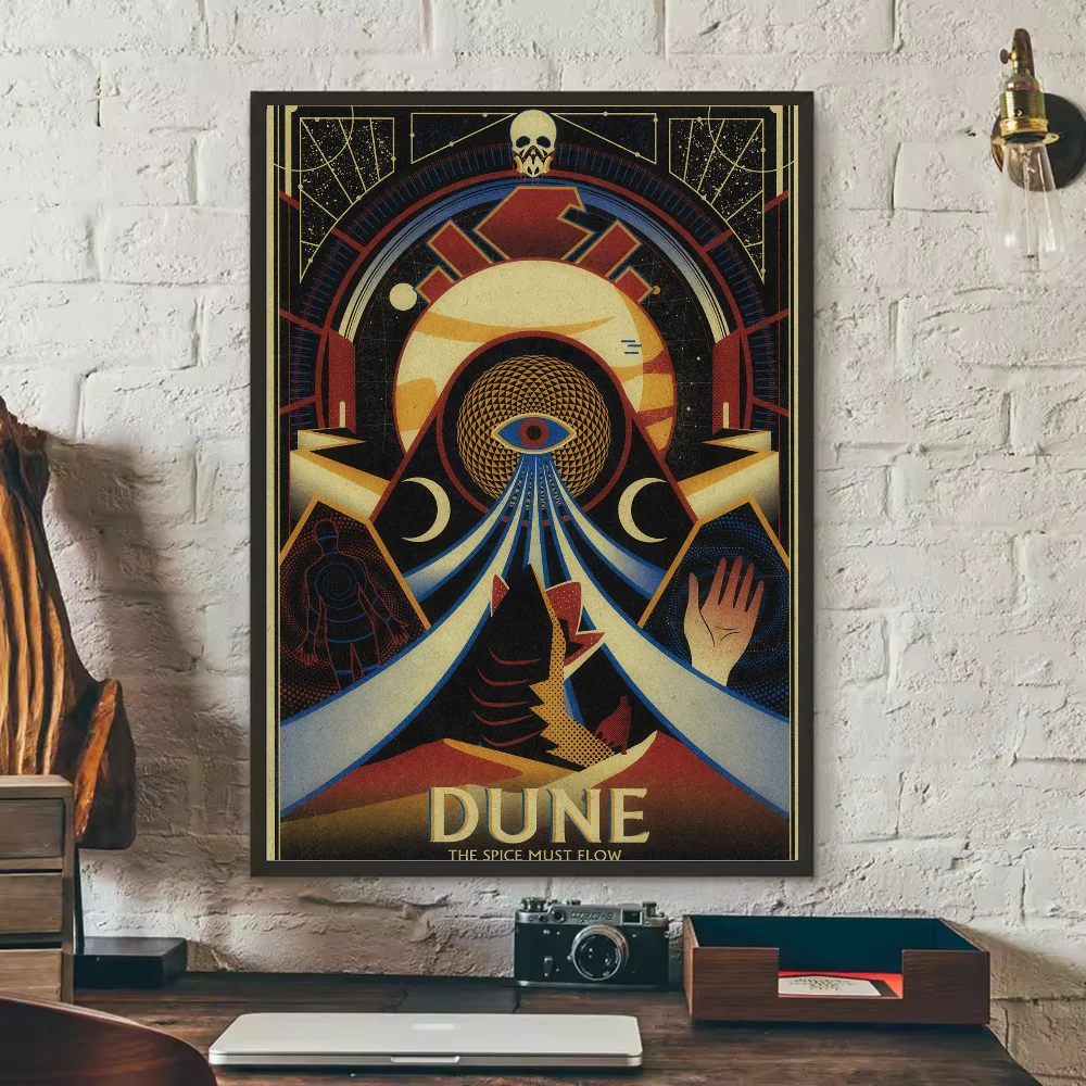 Dune Part 2 Movie Poster HD Waterproof PVC Wall Art Sticker Movie Wall Poster Peaceful Pleasures Health and Wellness z5 15X20cmNoframe