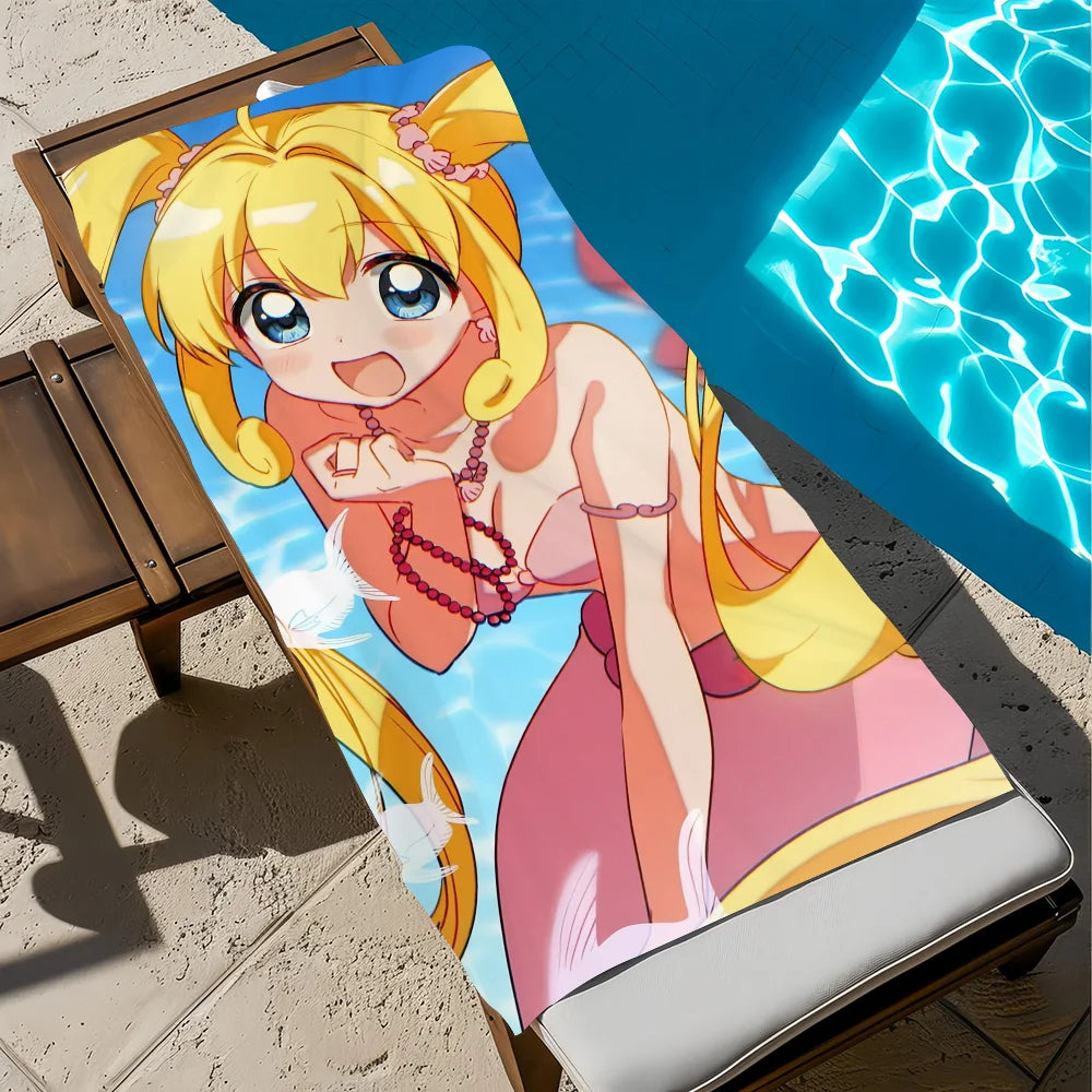 Mermaid Melody Quick-Dry Beach Towel | Soft Pool & Travel Towel