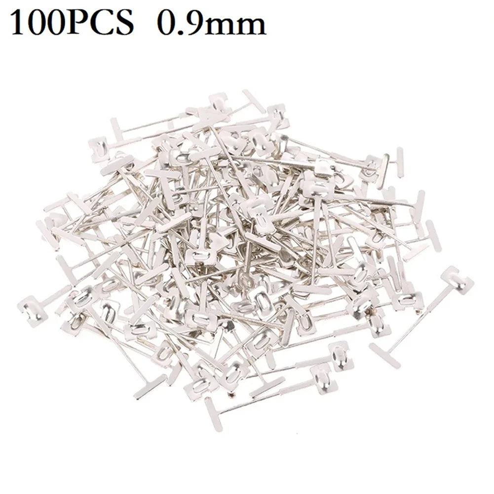 100Pcs 0.9mm T-Shape Steel Needles for Tile Leveling System