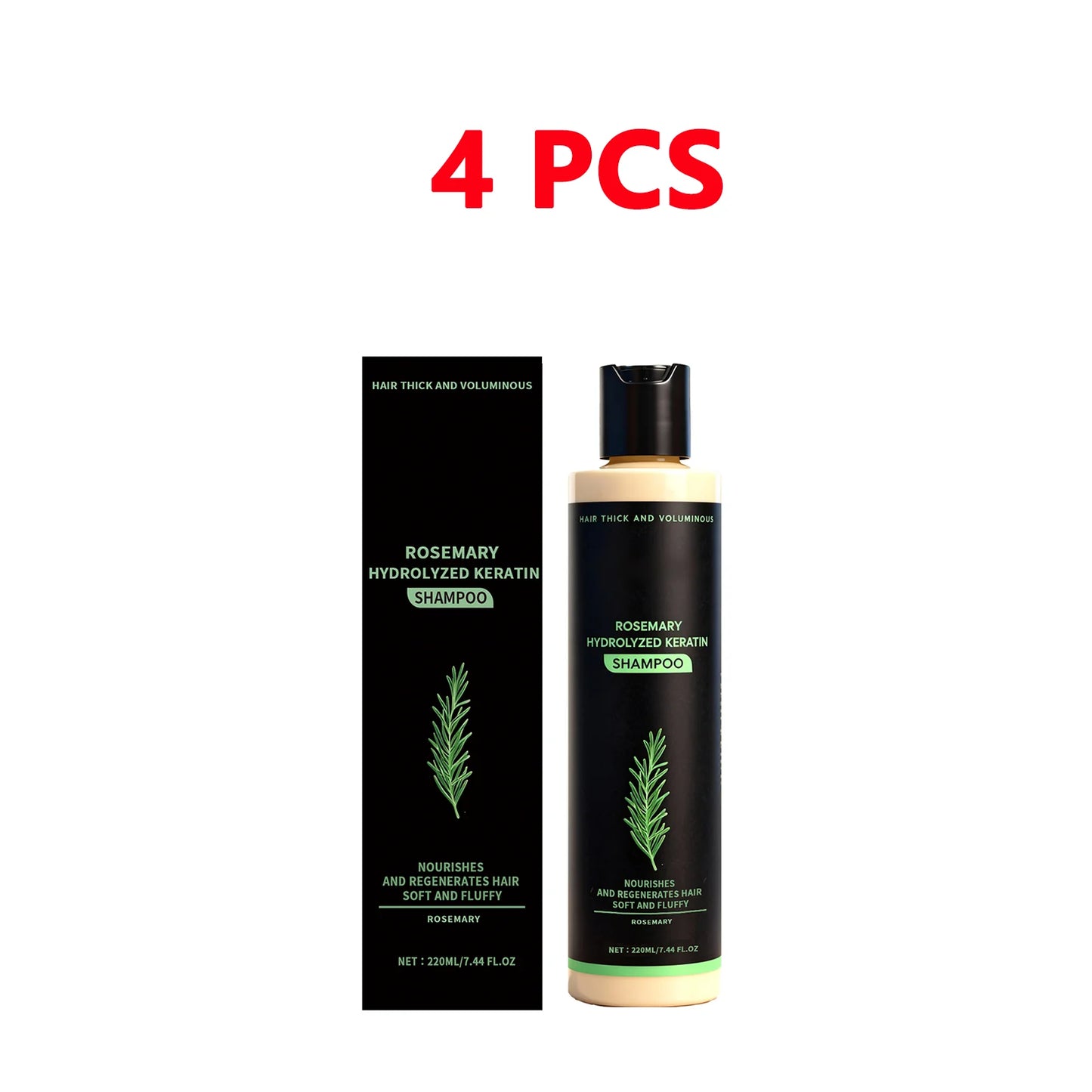 Rosemary & Keratin Volumizing Shampoo for Fine Hair 220ml