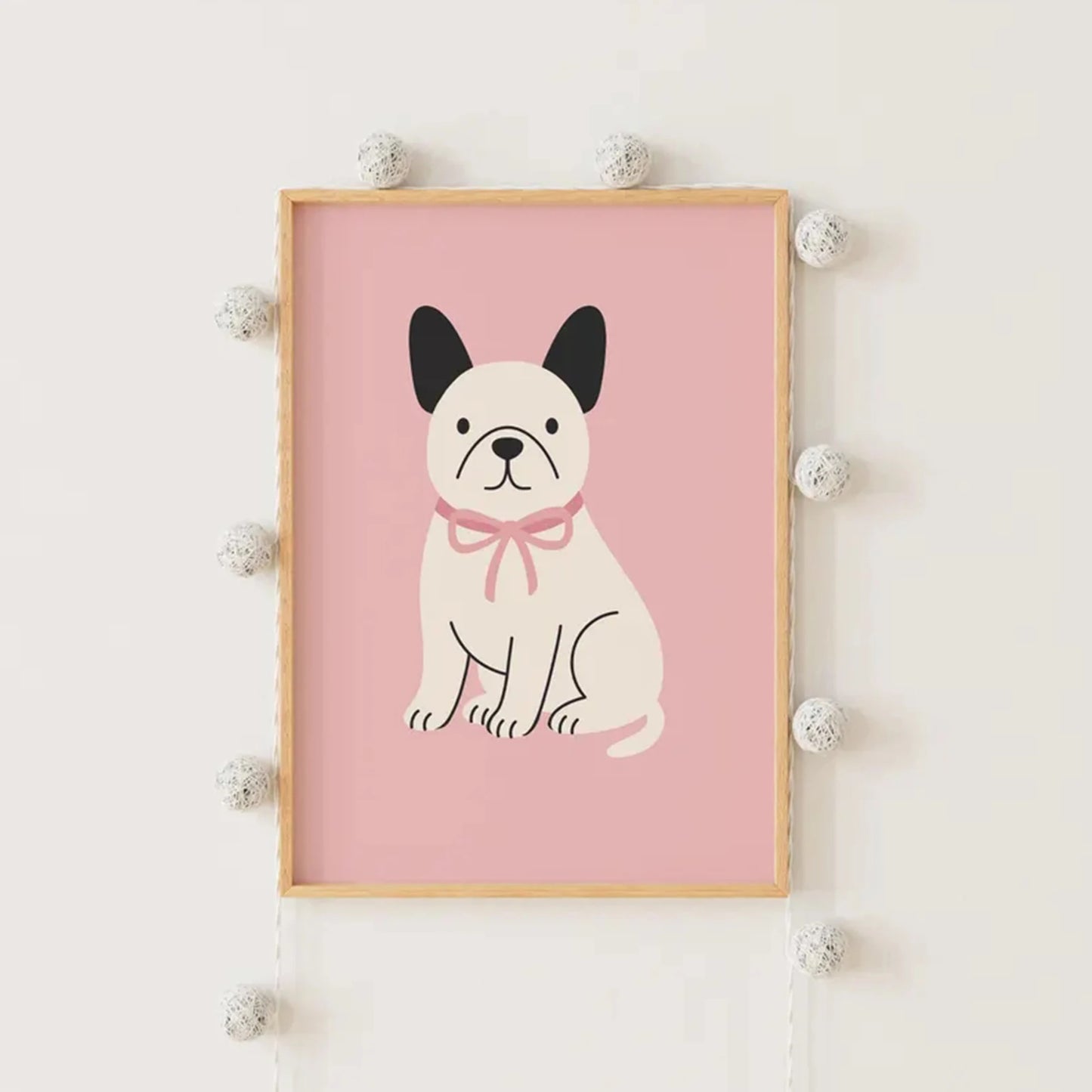 3-Piece Pastel Puppy Dog Canvas Wall Art | Kids Room Decor