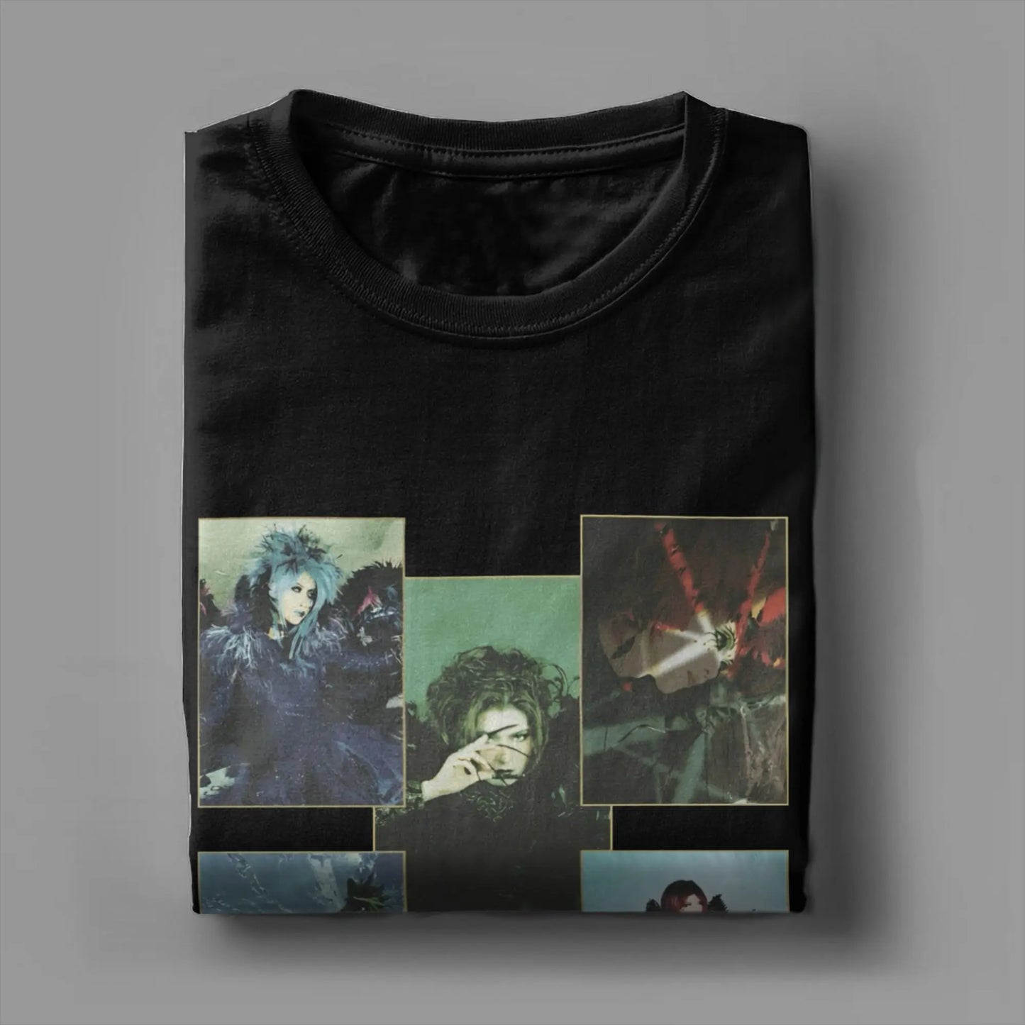 Malice Mizer T Shirt Men's 100% Cotton Funny T-Shirt Round Neck Rock Band Tees Short Sleeve Clothes Original Peaceful Pleasures Health and Wellness