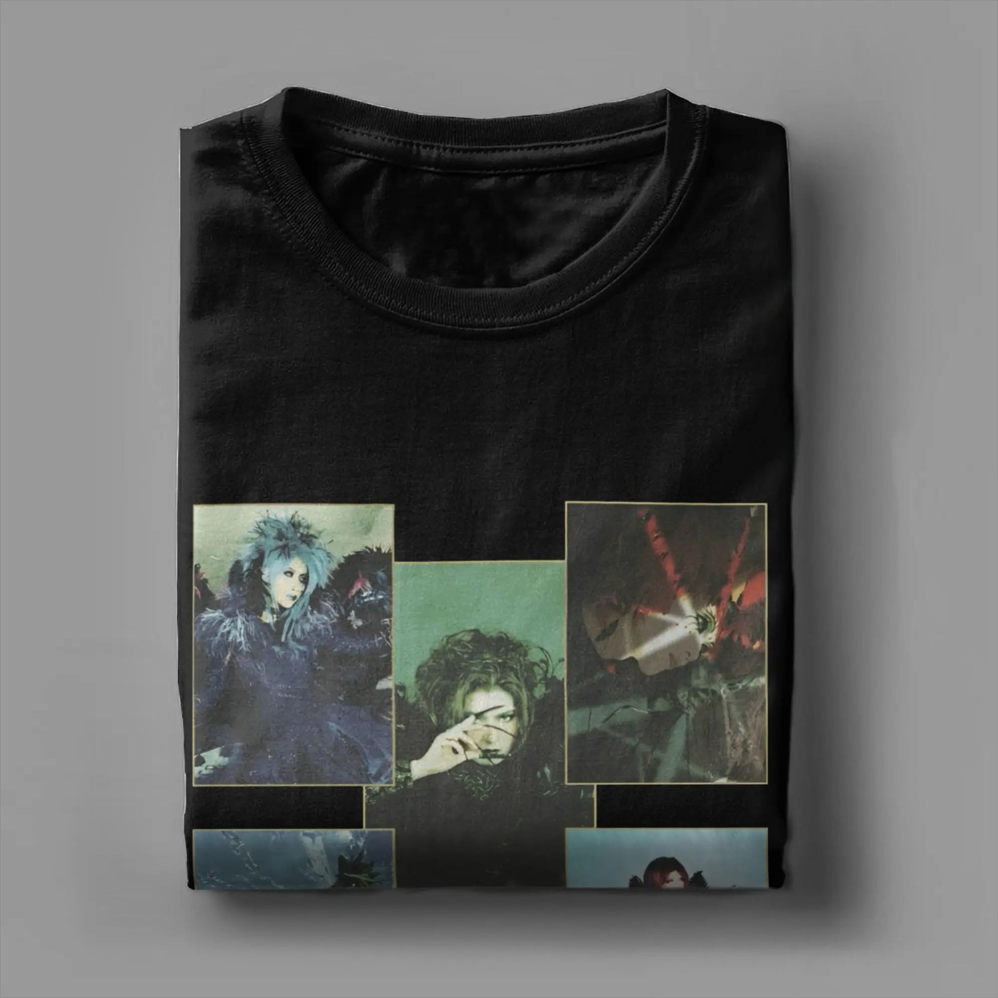 Malice Mizer T Shirt Men's 100% Cotton Funny T-Shirt Round Neck Rock Band Tees Short Sleeve Clothes Original Peaceful Pleasures Health and Wellness
