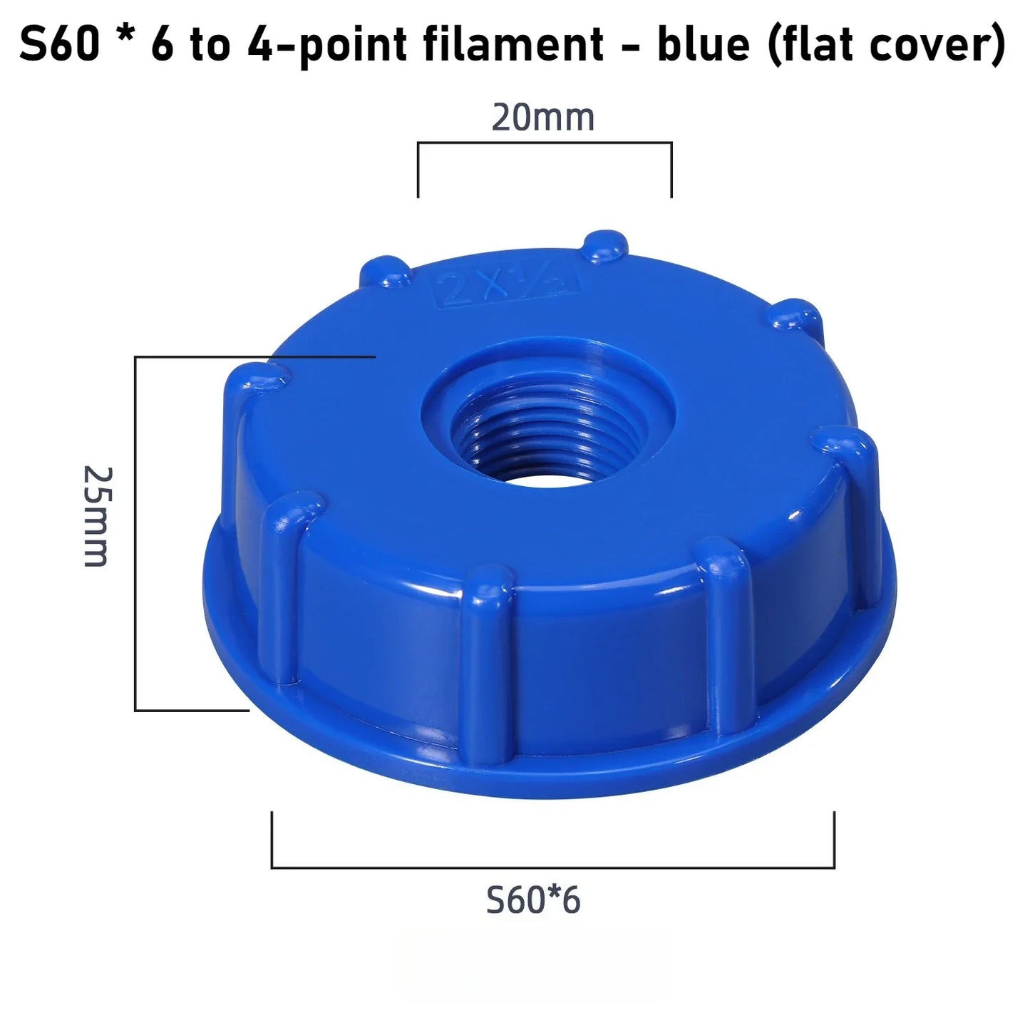 IBC Tote Tank Valve Adapter – Variable Diameter Threaded Joint