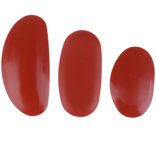 3-Piece Red Silicone Ceramic Clay Tools – DIY Pottery Set Clay Sculpting Tools Peaceful Pleasures Health and Wellness