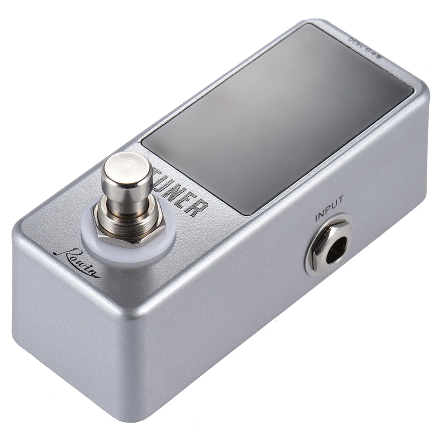 Mini Chromatic Tuner Pedal – LED Display, True Bypass Guitar & Bass