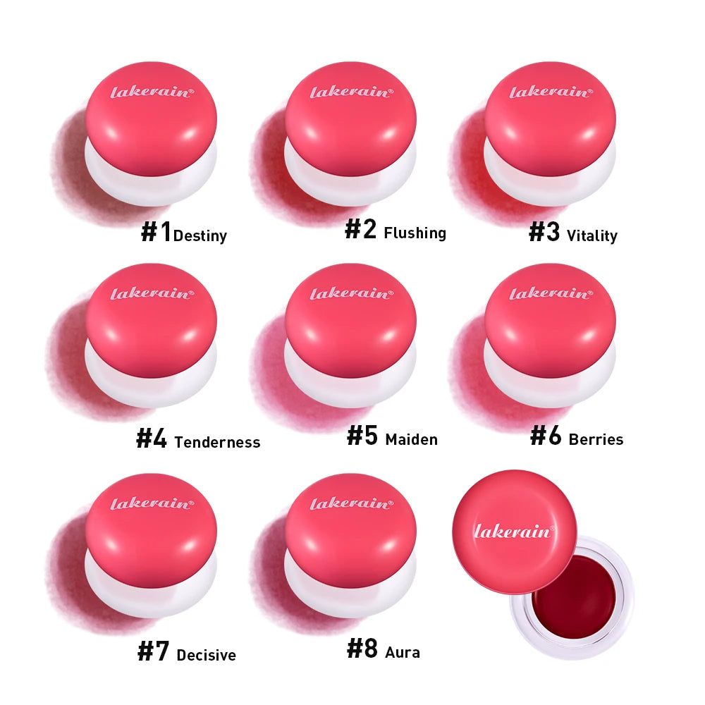 Lip&Cheek Blurry Pudding Pot | Blushed Moment - Baby | Makeup Blush, Buildable Lightweight, Multi-Use Soft Matte Finish | 5g Peaceful Pleasures Health and Wellness