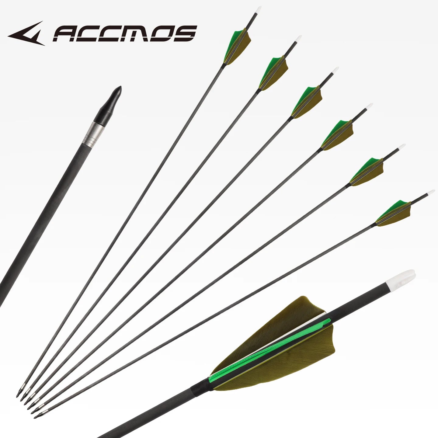 ACCMOS ID5 2 Pure Carbon Arrows 33 0 001 Straightness 3 Shield
