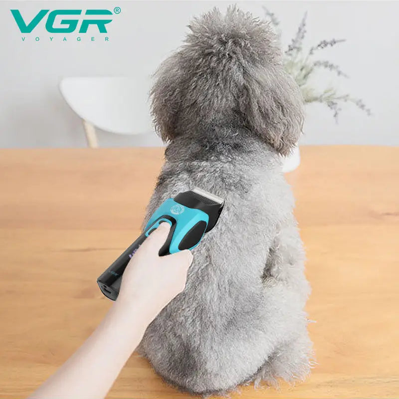 VGR 208 Pet Shaver Sharp Blade Deep Cleaning Hair Trimmer Safe and Reliable USB Pet Hair Removal Electric Push Cutting Razor Peaceful Pleasures Health and Wellness