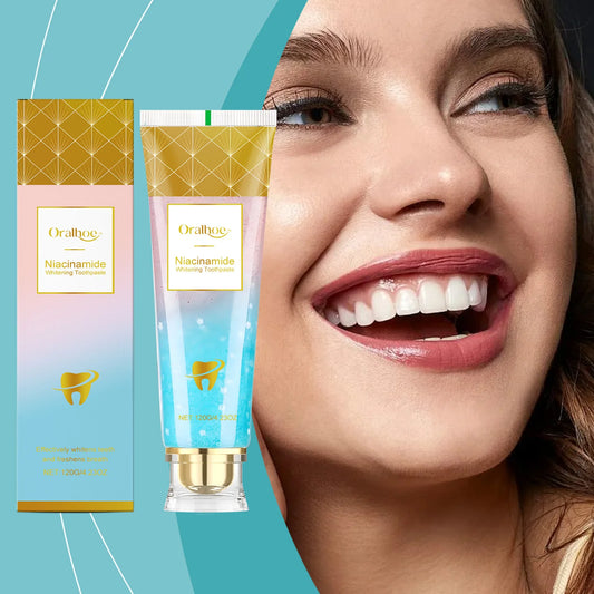 Oralhoe Niacinamide Whitening Toothpaste | Plaque & Stain Removal Whitening Toothpaste Peaceful Pleasures Health and Wellness