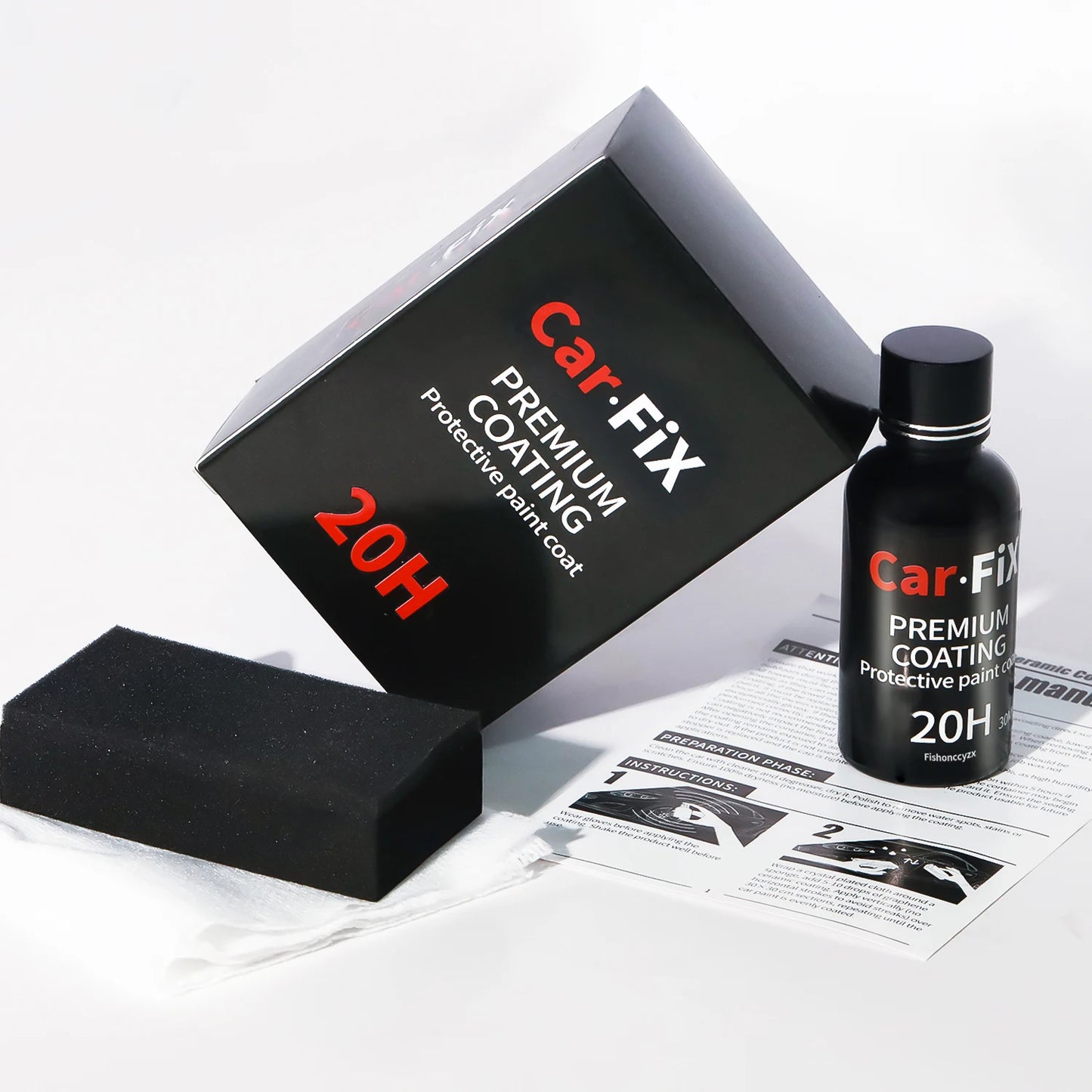 20H Car Coating Polishing Wax Anti-Scratch Paint Protection 5-year Guarantee Glossy Prolonging Paintworks Ceramic Liquid Glass Peaceful Pleasures Health and Wellness