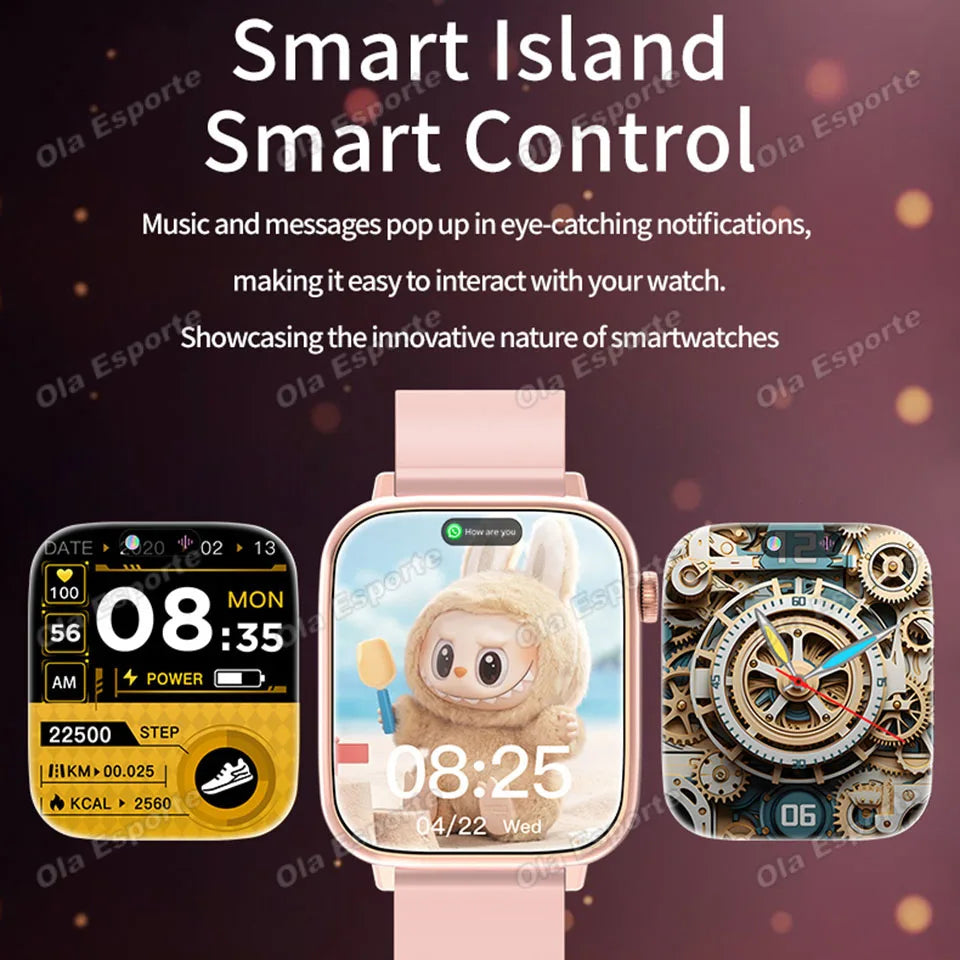 2026 New Full Touch Screen Smart Watch For Men Women Gift 100+Sports Fitness Watch Bluetooth Waterproof Call Digital Smartwatch Peaceful Pleasures Health and Wellness
