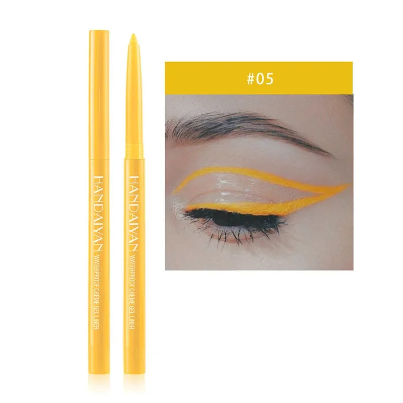 Handaiyan 20-Color Waterproof Matte Gel Eyeliner Pencil