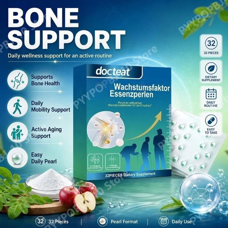 Daily Wellness Pearls – ACV, Moringa & NAD+ Supplement | 32ct