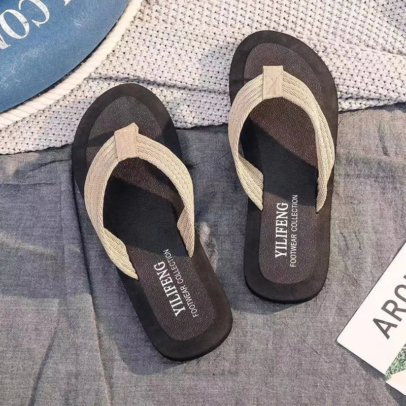 Men's Non-Slip EVA Flip Flops – Beach & Indoor Slippers