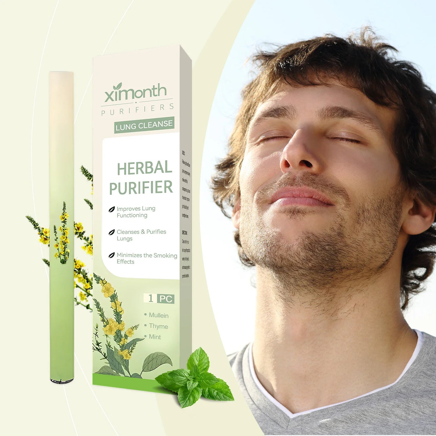 Natural Herbal Aromatherapy Inhaler Stick | Portable Wellness