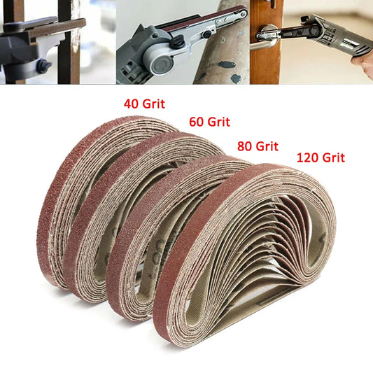 Sanding Belts Power Suit File Sander Abrasive 10x330mm Woodworking Peaceful Pleasures Health and Wellness 60