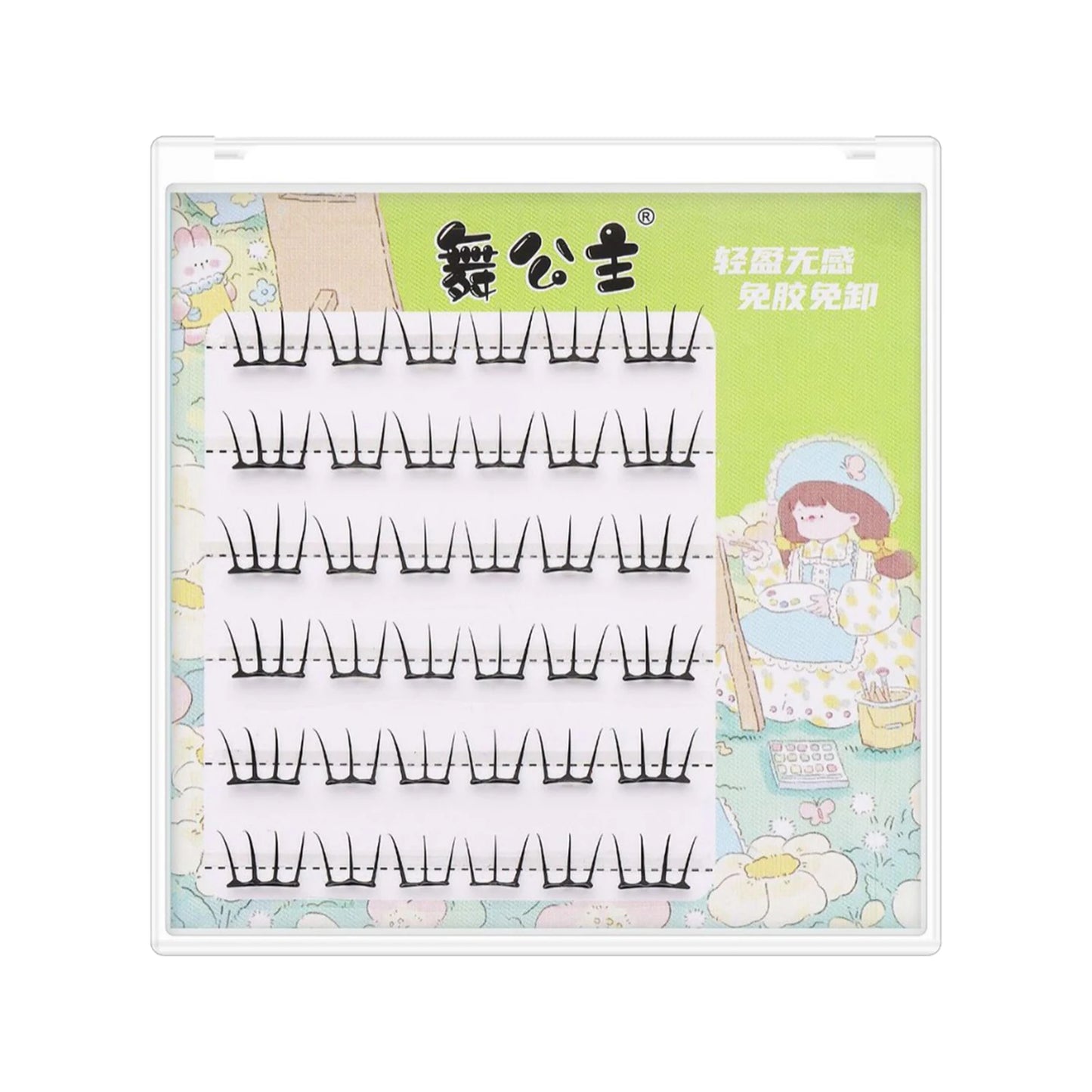 Korean Idol DIY Lashes Extension Cute Cat Paw False Eyelashes Natural Make Up Large Capacity DIY Lash Cluster Peaceful Pleasures Health and Wellness style 8