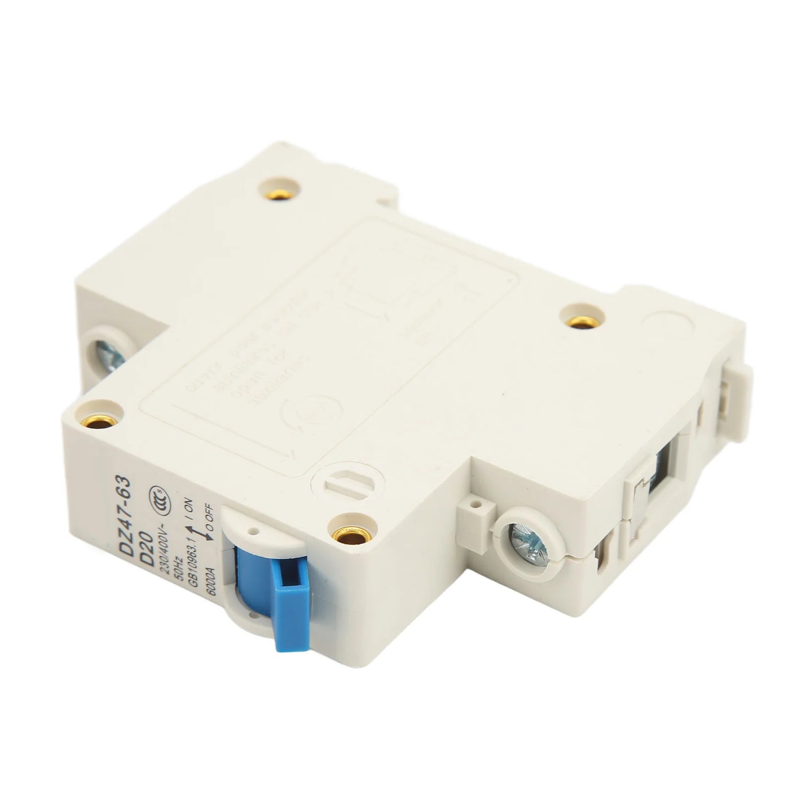 1P Miniature Circuit Breaker Circuit Modular Structure Nylon PA66 Shell AC 230V 400V 20A for Lighting System Peaceful Pleasures Health and Wellness