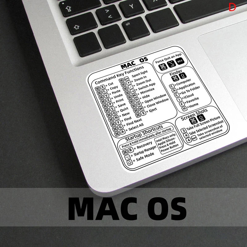 Windows PC Keyboard Shortcut Sticker – 14 Styles | PVC