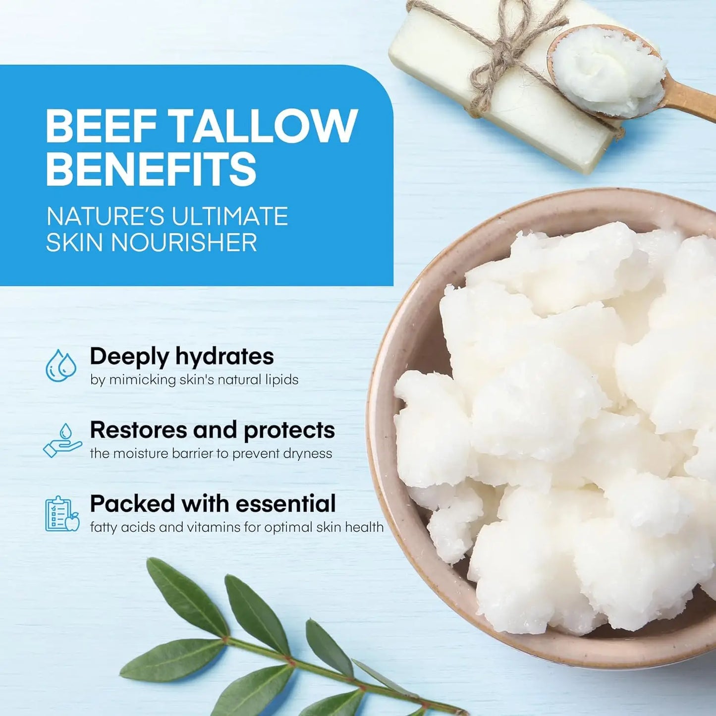 Blue Balm Moisturizer – Copper Peptides, Beef Tallow & Manuka Honey