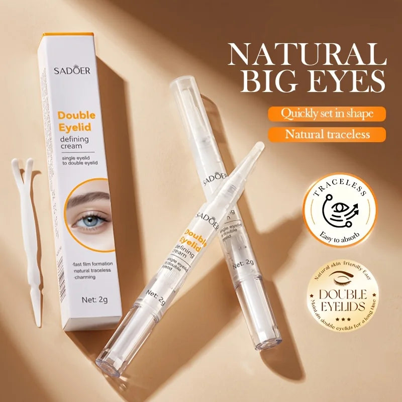 SADOER Double Eyelid Shaping Cream – Waterproof, Long-Lasting