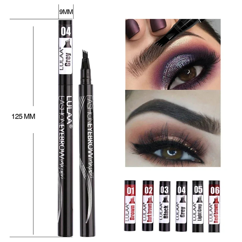 Waterproof Liquid Eyebrow Pencil | Long-Lasting 6 Shades