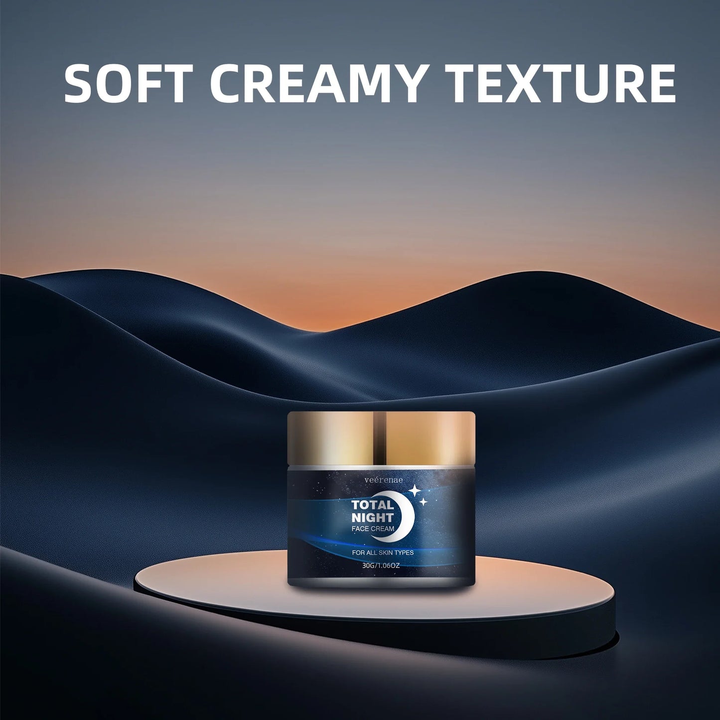 Véerenae Total Night Face Cream – Non-Greasy Moisturizer