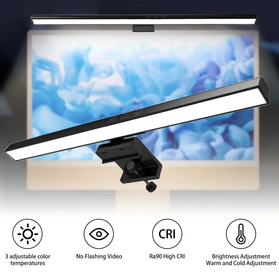 GGBEE USB LED Monitor Light Bar – Dimmable Desk Lamp 33/50CM