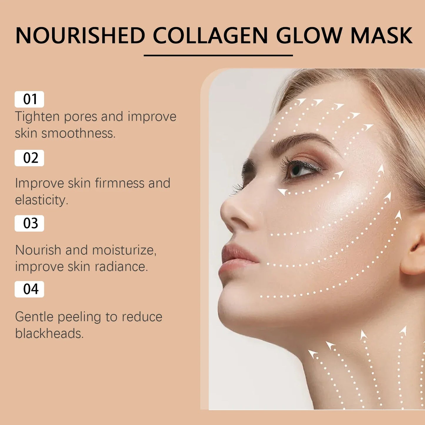 Hoygi Collagen Peel-Off Mask – Firming, Anti-Acne & Glow