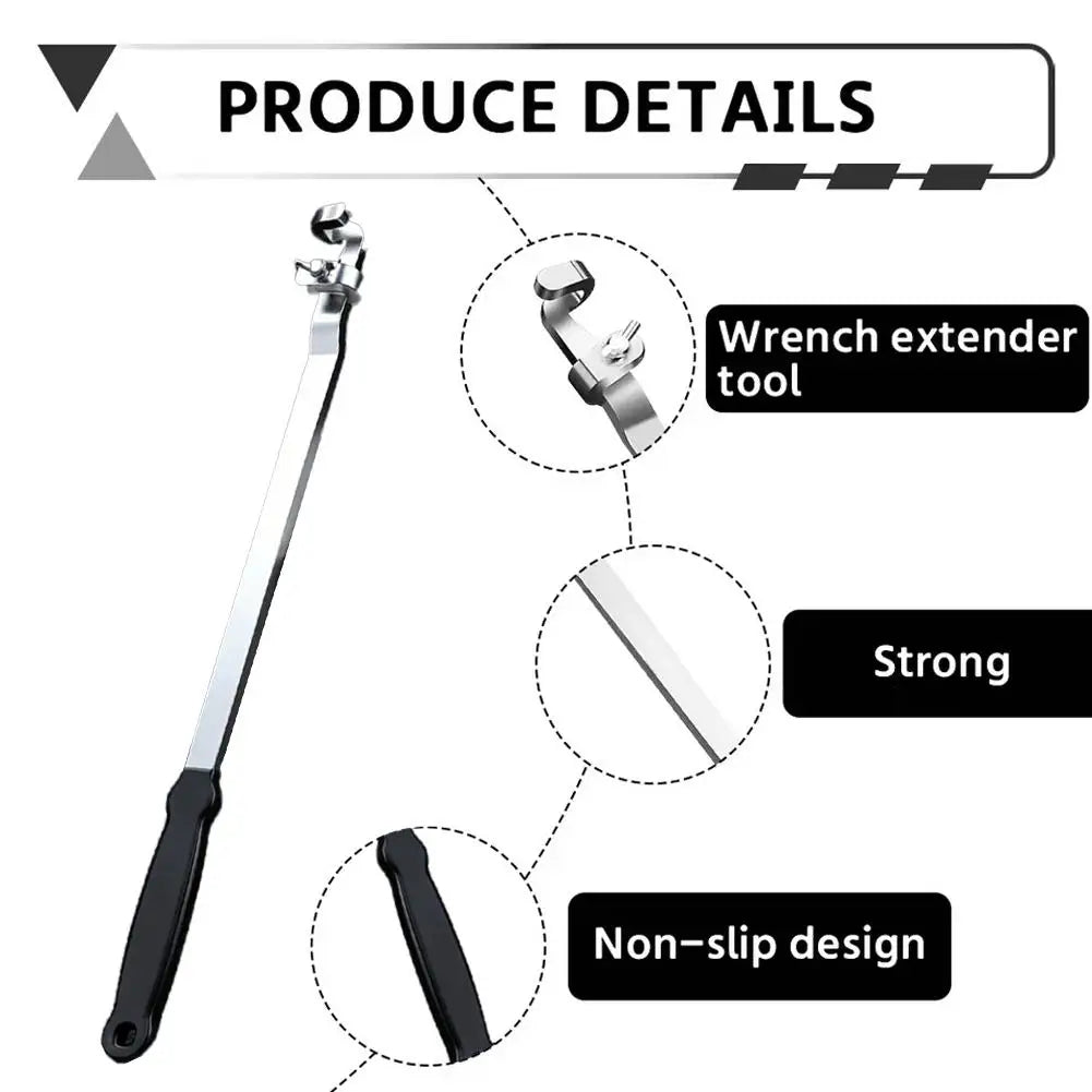 Universal Wrench Extender Bar | 19.8" Torque Leverage Tool