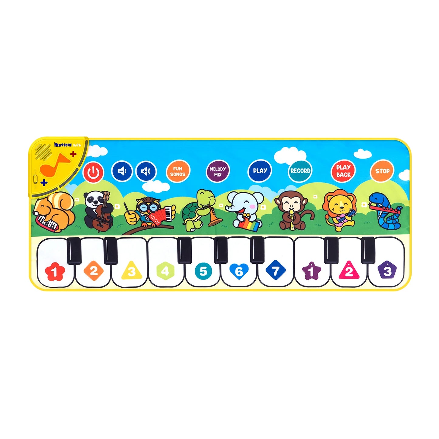 80 Kid Multifunctional Music Piano Mat Toddler Floor Baby Keyboard
